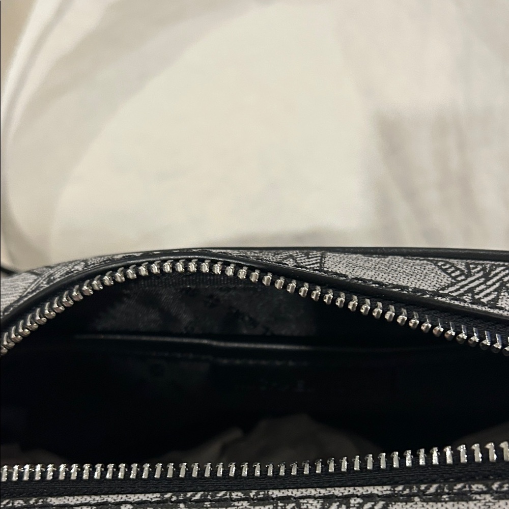 Michael Kors Monogram Black and Gray Belt Bag - Picture 4 of 5